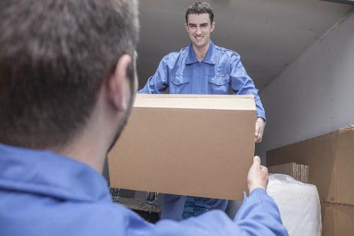 Professional packing boxes and wrapping materials for a Camden home move