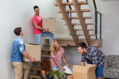 Customer service review with moving team handling a complaint process