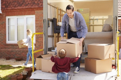Commercial moving team supporting a business relocation in Camden