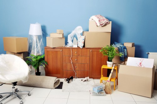 Removal team handling a Camden flat move with careful loading