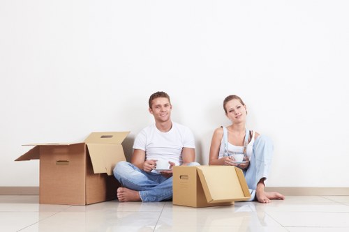 Local moving team handling a residential move in Camden