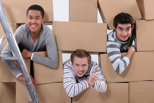 Flat moving support in Camden with stairs and tight access